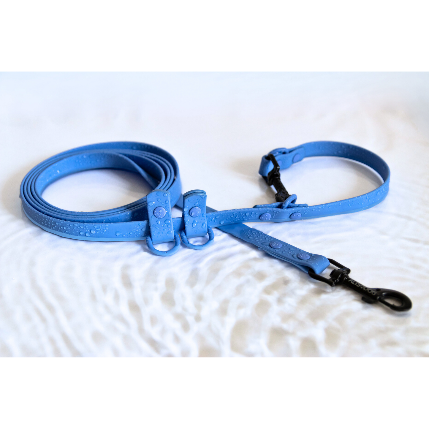 Blue Waterproof Hands Free leash