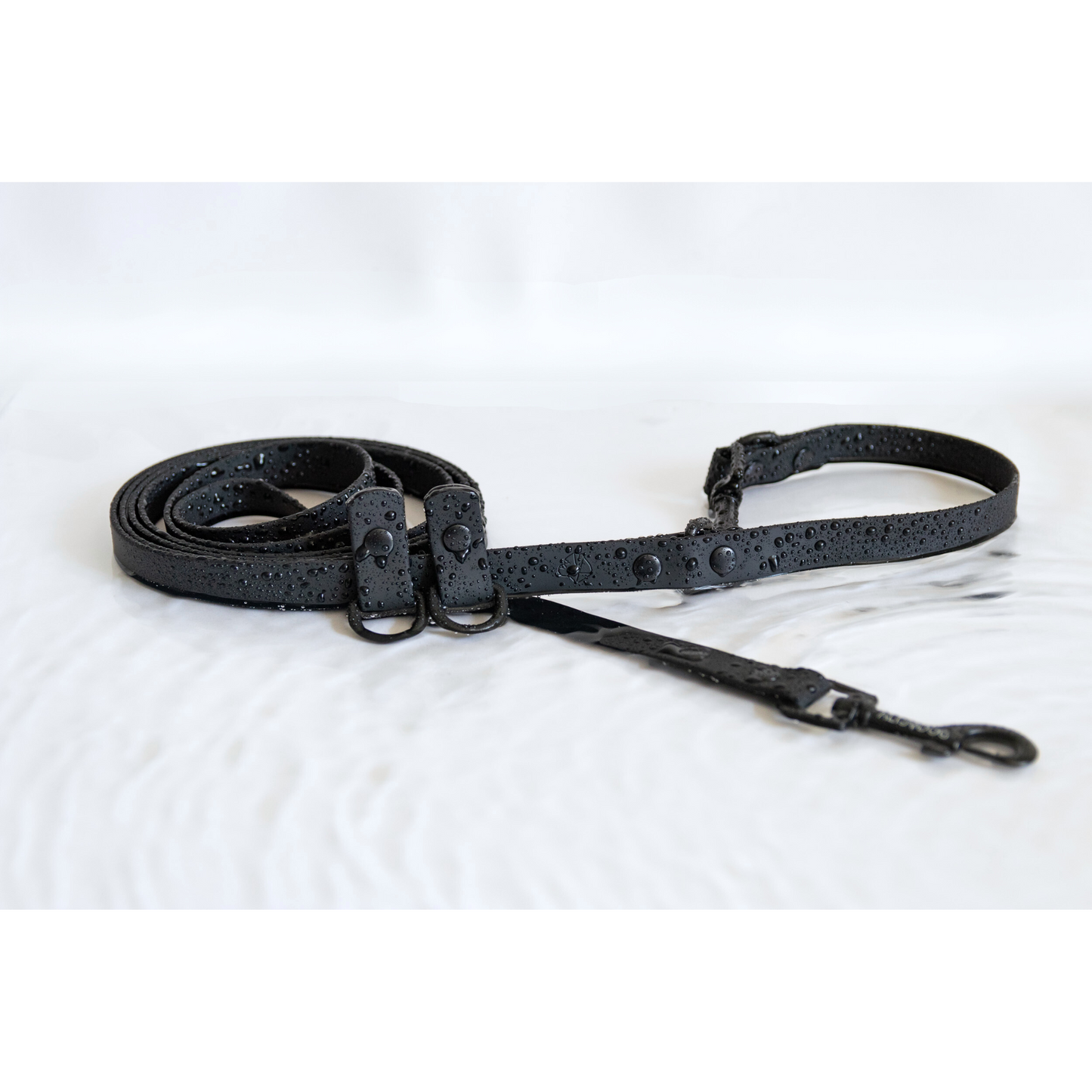 Black Waterproof Multi dog leash