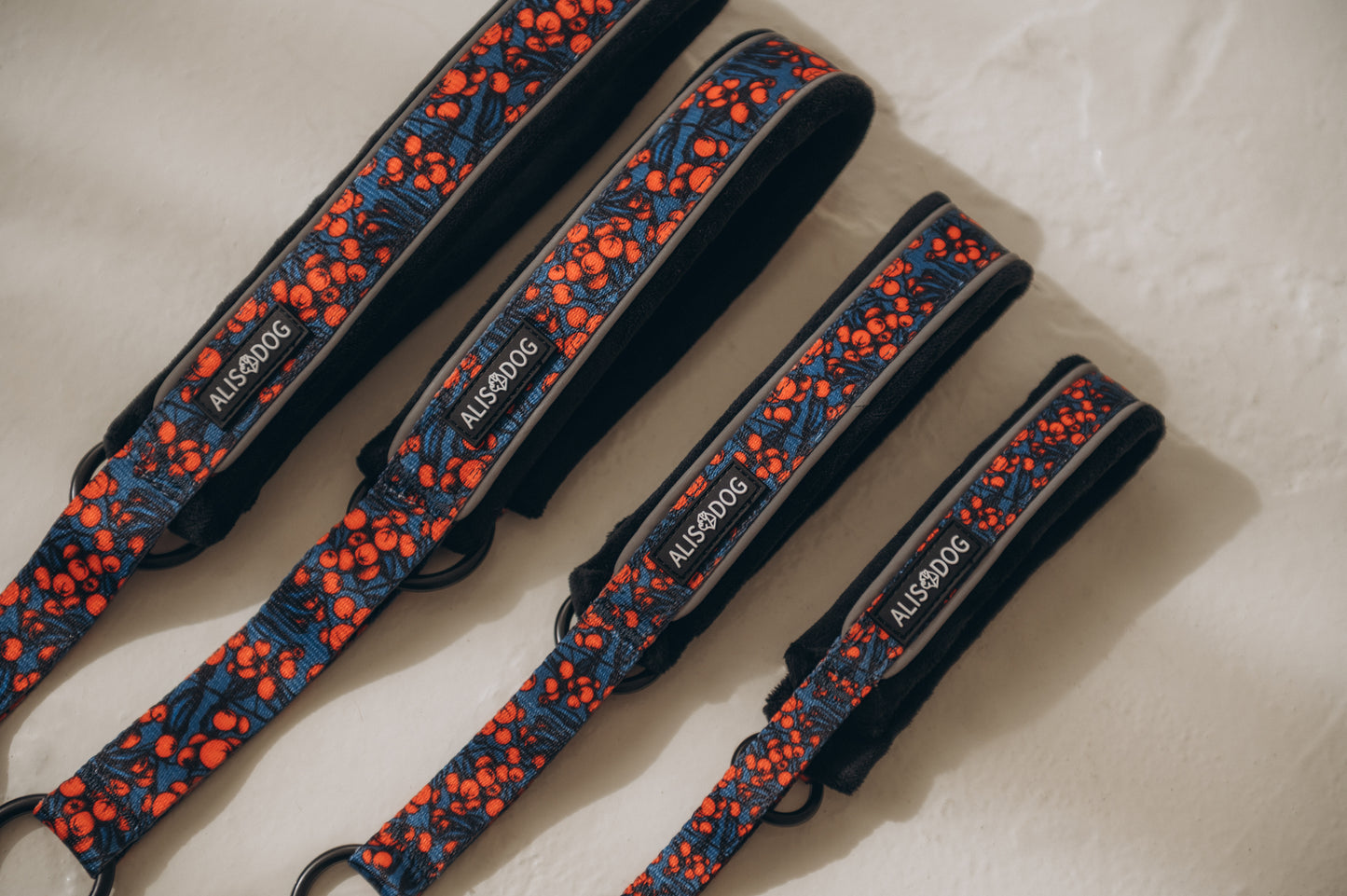 Soft dog collar The Red Berry