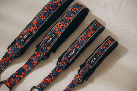 Soft dog collar The Red Berry