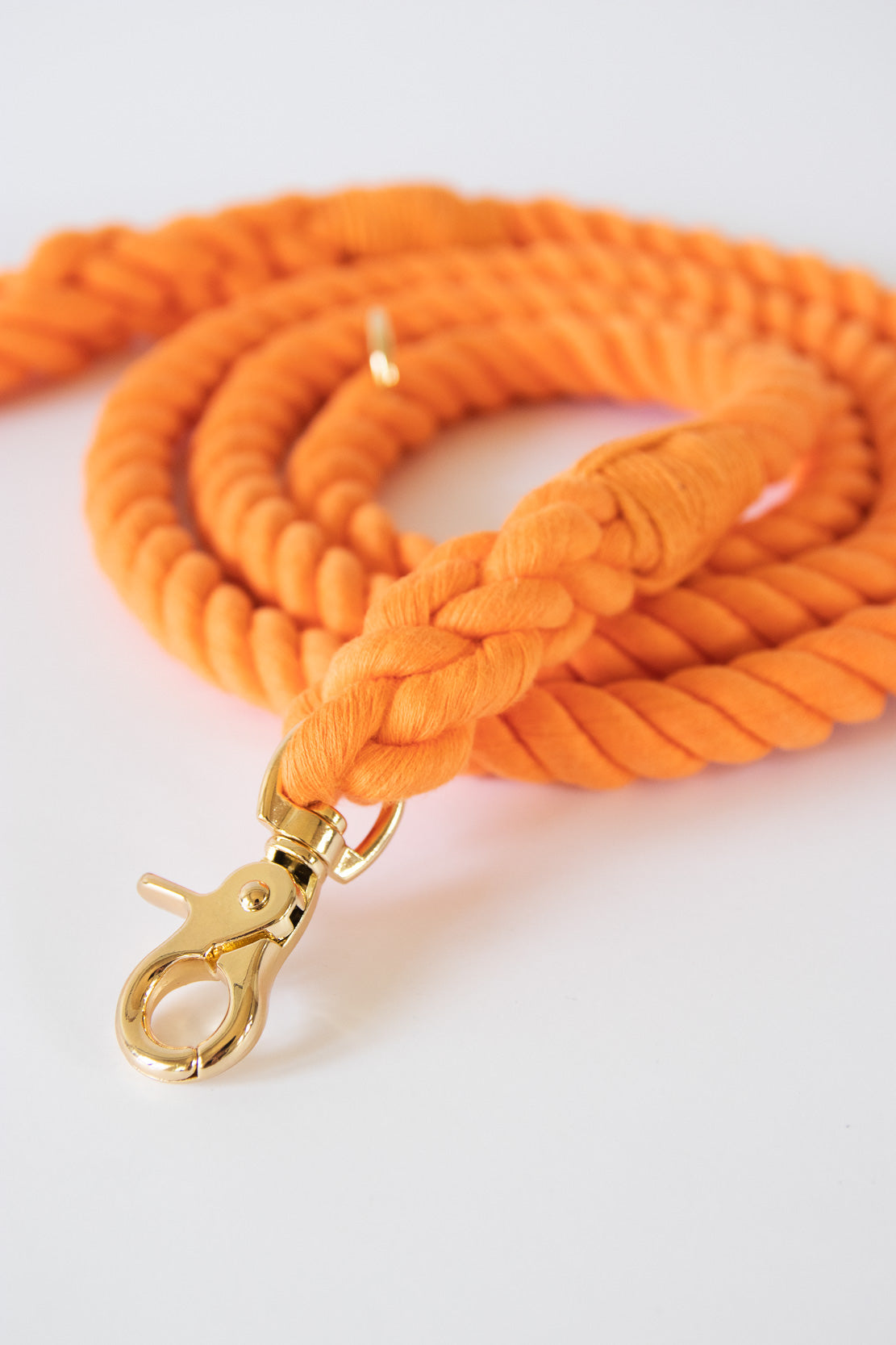 Peach Rope leash 180 cm long