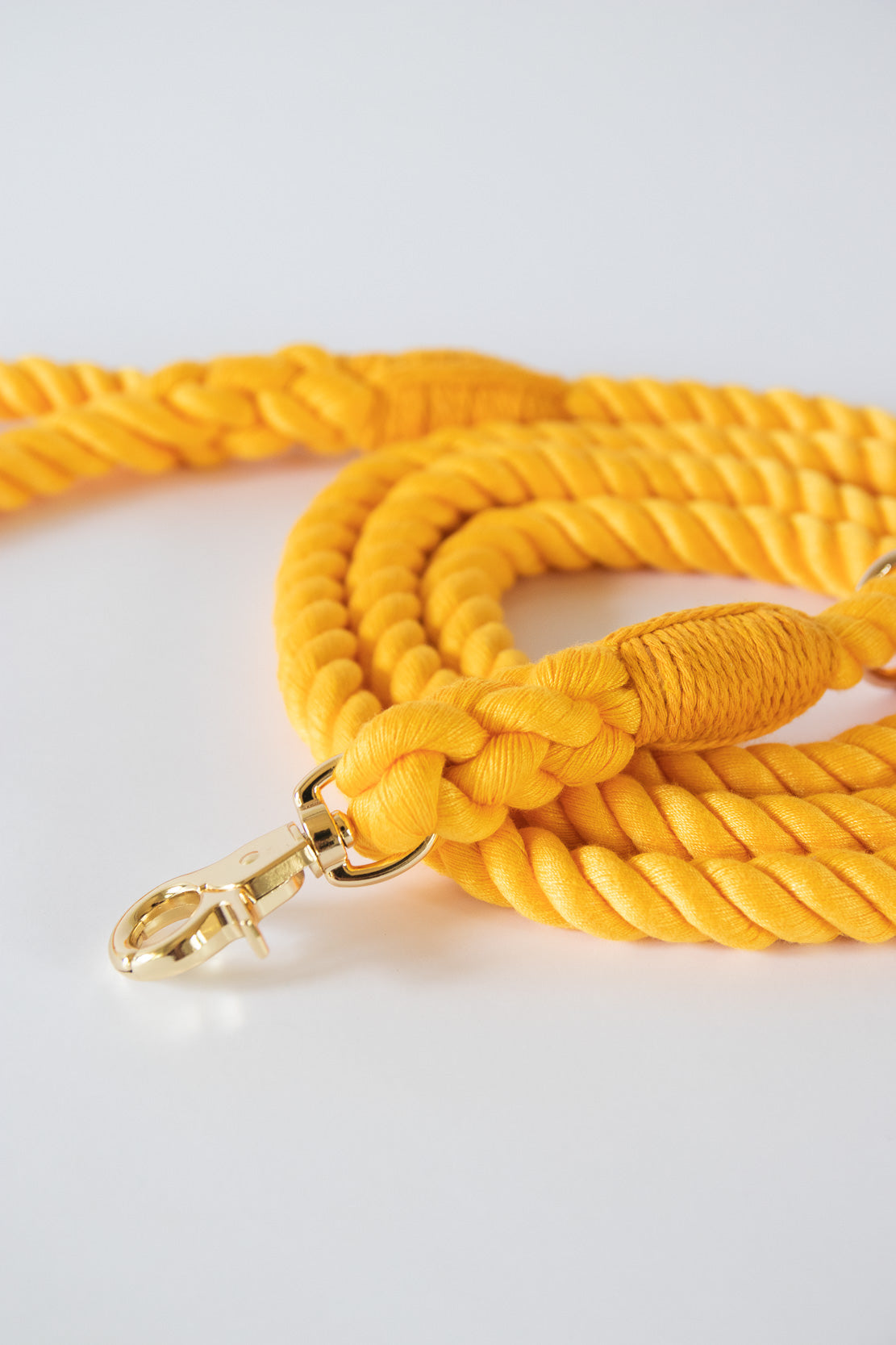 Yellow Rope leash 180 cm long