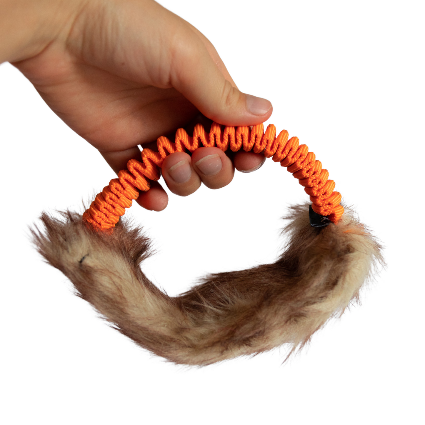 Bungee Round Toy Orange Fur