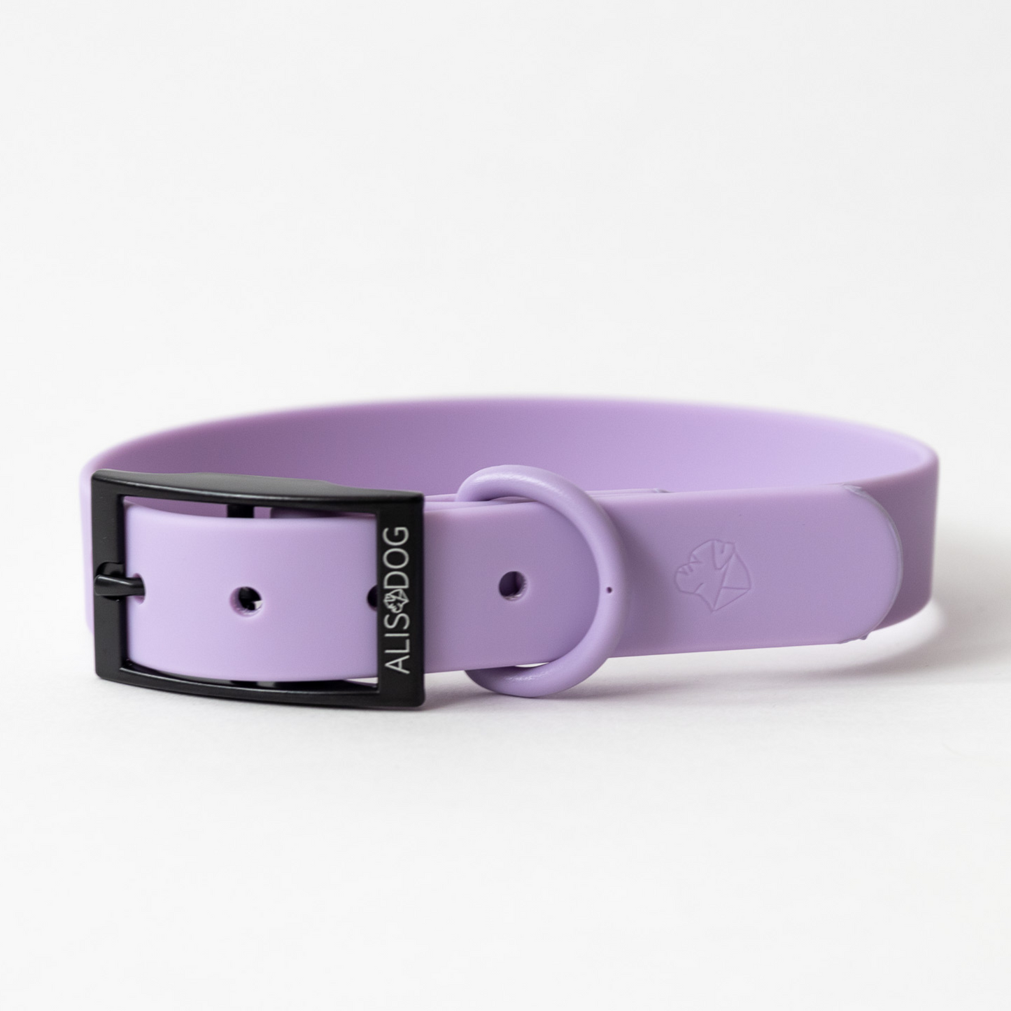 Lilac Waterproof dog collar
