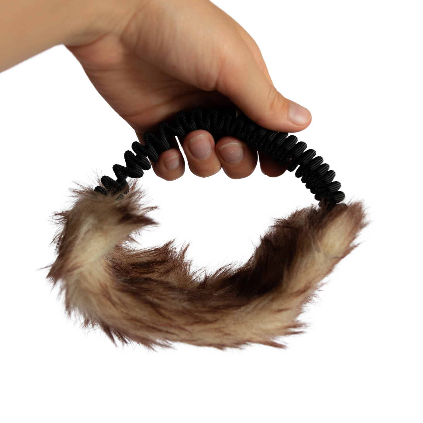 Bungee Round Toy Black Fur