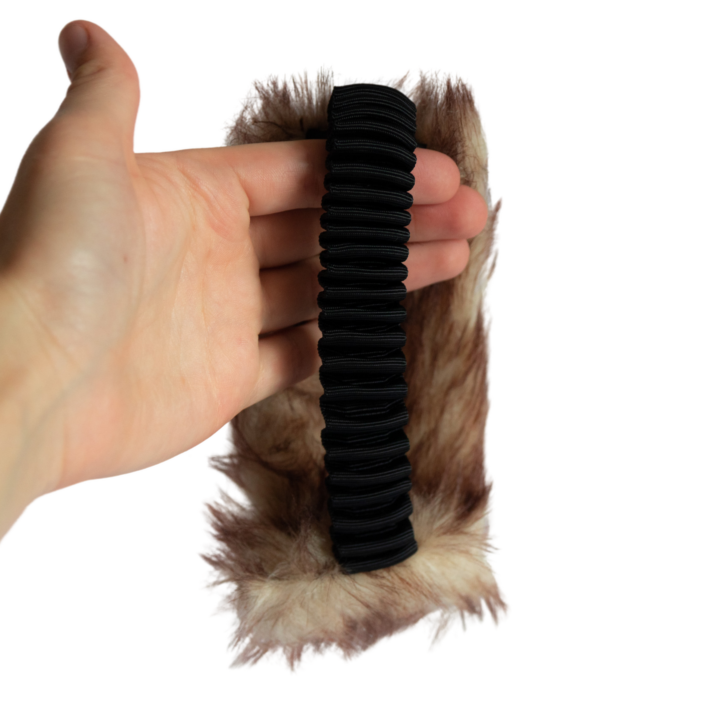 Bungee Round Toy Black Fur