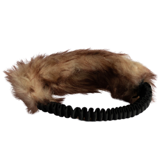 Bungee Round Toy Black Fur