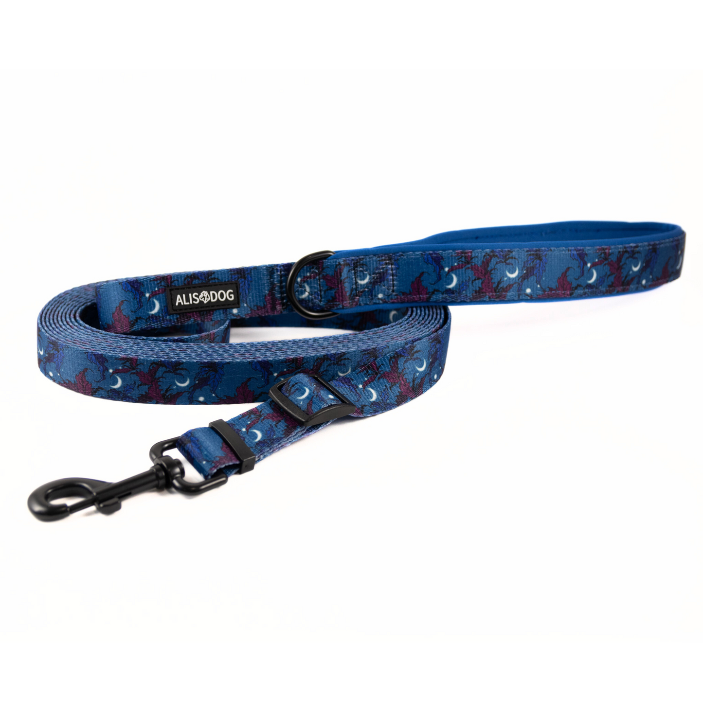 Dog leash Midnight Frost adjustable lenght 500-250cm