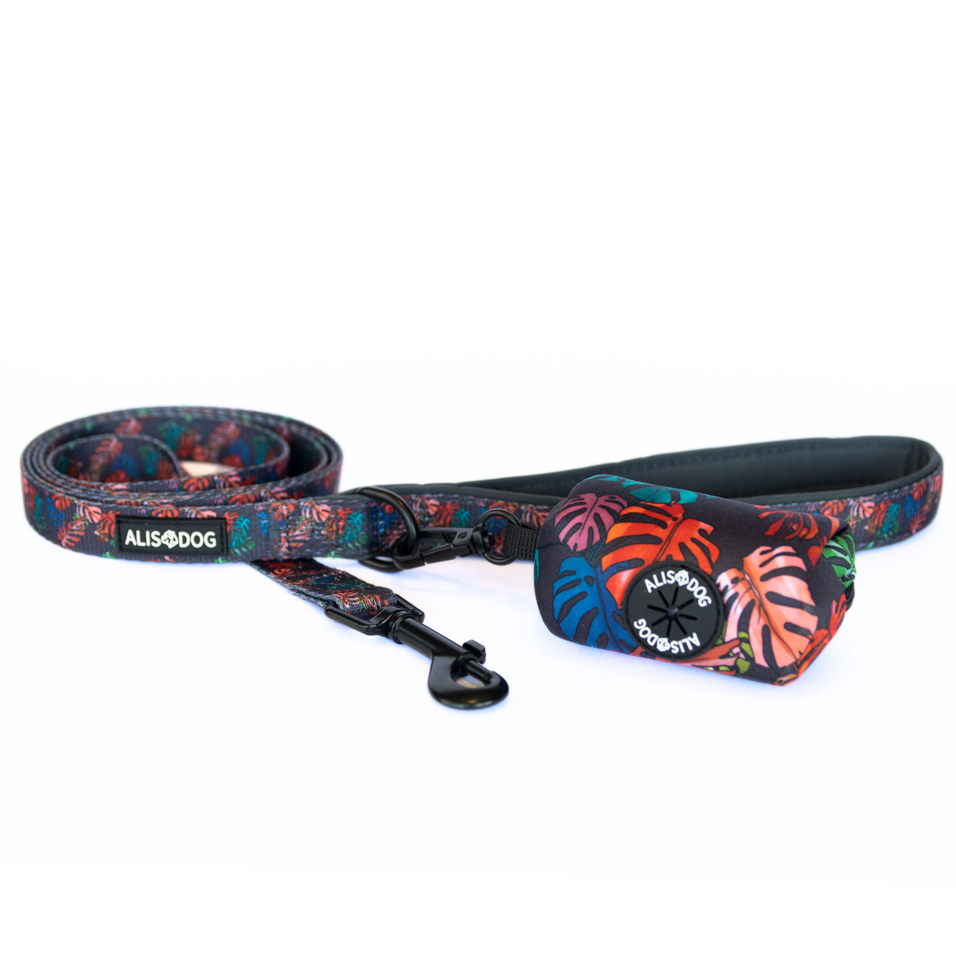 monstera deliciosa dogs Dog leash Monstera Deliciosa – ALISDOG